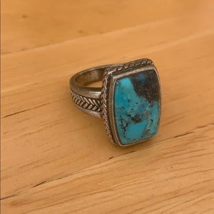 Sterling silver turquoise ring